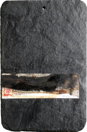 Tableau encres / peinture  l'huile / ardoise, Design made in Terre