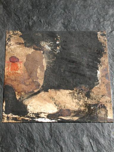 Tableau encres / peinture  l'huile / ardoise, Design made in Terre