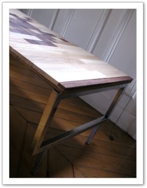 Table des annes 70 revisite Space Invaders