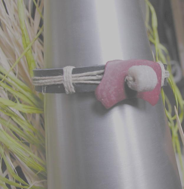 Bracelet en ardoise naturelle gamme Mogo, bijoux Sylkoan cration