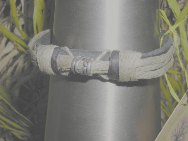 Bracelet en ardoise naturelle gamme Mogo, bijoux Sylkoan cration