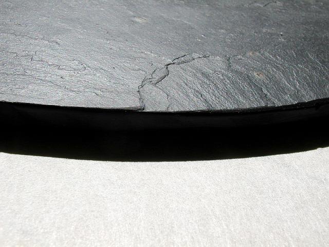 Grand dessous de plat / plateau en ardoise naturelle, Sylkoan cration