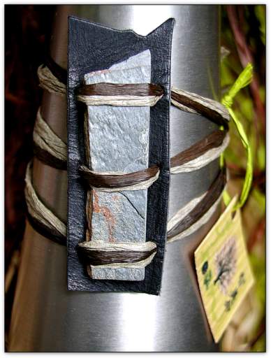 Bracelet Mogo en ardoise Design made in Terre
