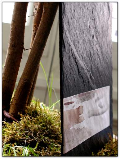 Tableau petit format en ardoise Design made in Terre