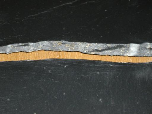 Dtail set dessous de plat / plateaux en ardoise naturelle, Sylkoan cration