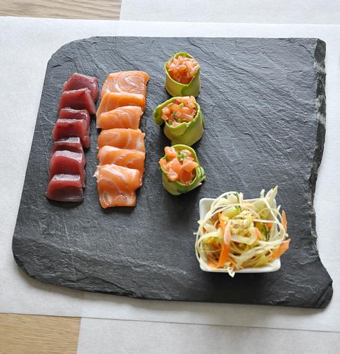 Set dessous de plat / plateaux en ardoise naturelle, Sylkoan cration